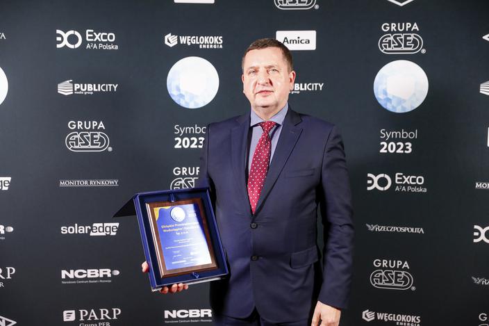 Marek Misztal, prezes zarządu Elbląskiego Przedsiębiorstwa Wodociągów i Kanalizacji z nagrodą Symbol Nowoczesnej Gospodarki Komunalnej 2023 Marek Misztal, prezes zarządu Elbląskiego Przedsiębiorstwa Wodociągów i Kanalizacji z nagrodą Symbol Nowoczesnej Gospodarki Komunalnej 2023