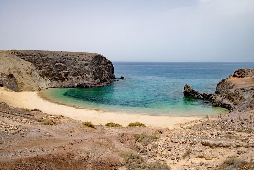 Wybrzeże wyspy Lanzarote, Hiszpania Wybrzeże wyspy Lanzarote, Hiszpania