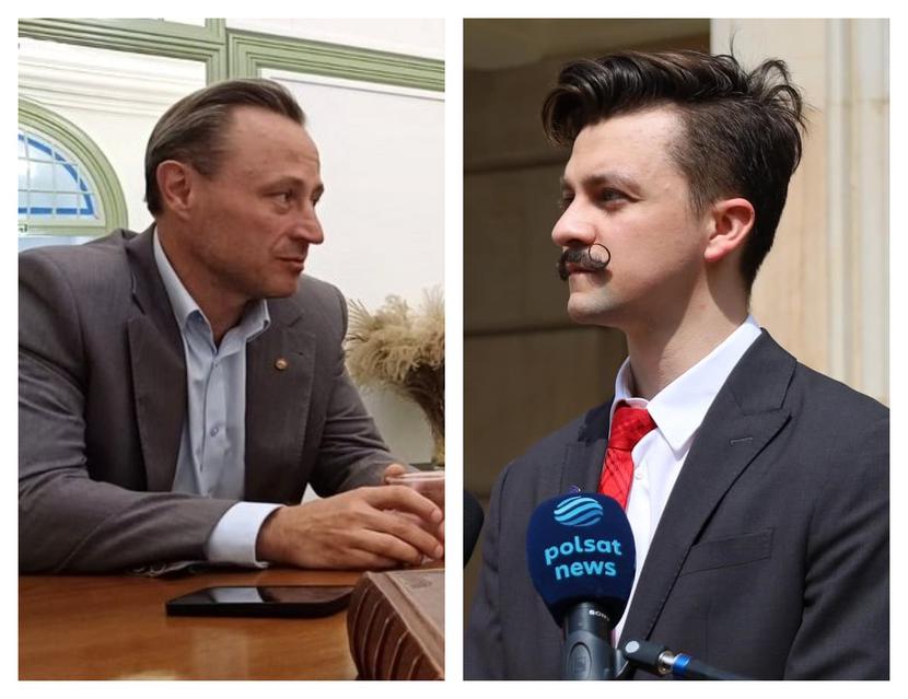 Od lewej: prof. Szymon Różański, Sebastian Goncerz Od lewej: prof. Szymon Różański, Sebastian Goncerz