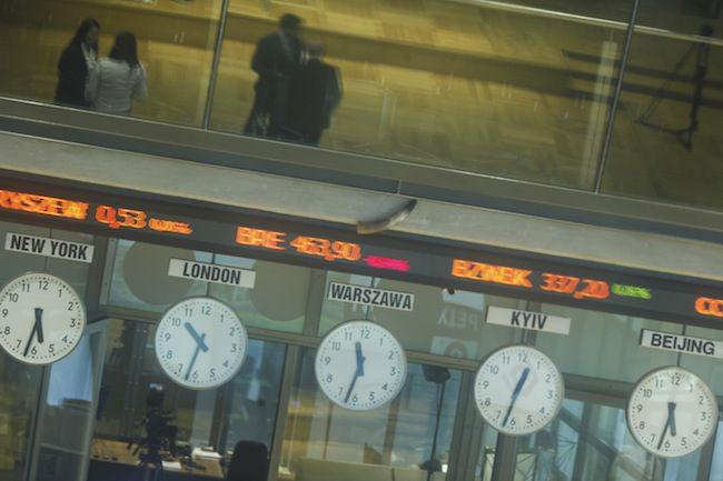 Zegary na GPW - Warszawa obok Londynu i Nowego Jorku FOT. Puls Biznesu_Marek Wiśniewski