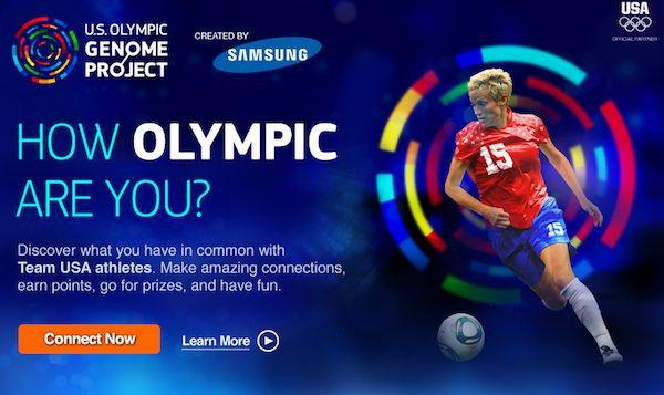  Jeżeli pragniecie dowiedzieć się, co macie wspólnego ze sportowcami biorącymi udział w tegorocznej olimpiadzie w Londynie, to teraz jest to możliwe. U.S. Olympic Genome Project, aplikacja na Facebooka stworzona przez Samsunga, pozwoli dokonać takiego porównania 