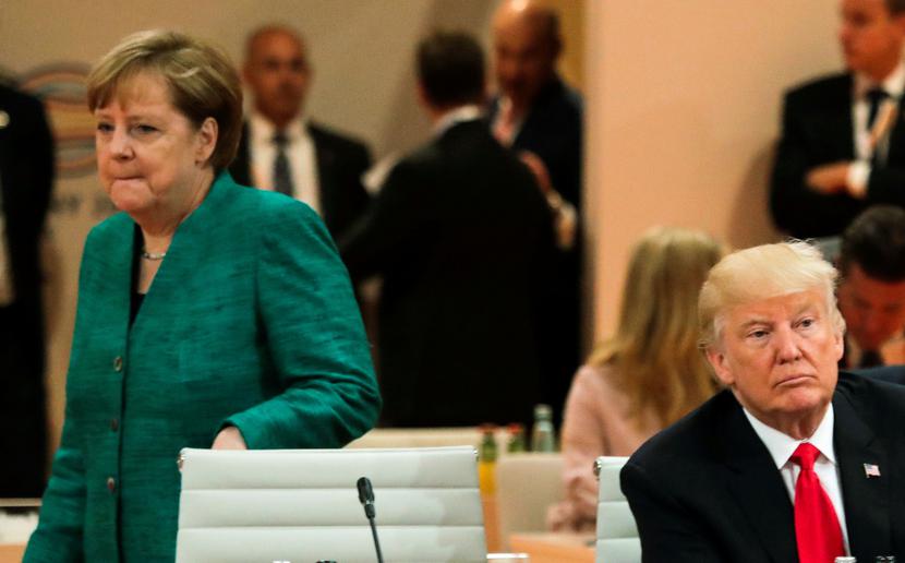 Angela Merkel i Donald Trump