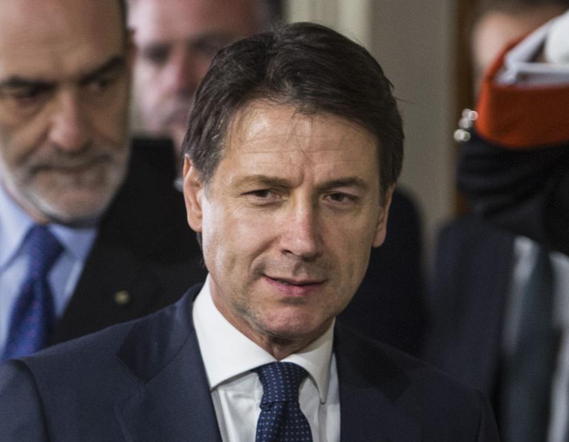 Giuseppe Conte, fot. Bloomberg