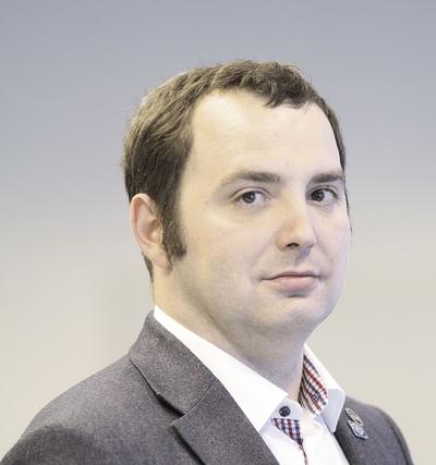 Lek. Michał Bulsa, członek prezydium Naczelnej Rady Lekarskiej, przewodniczący Komisji ds. Młodych Lekarzy NRL