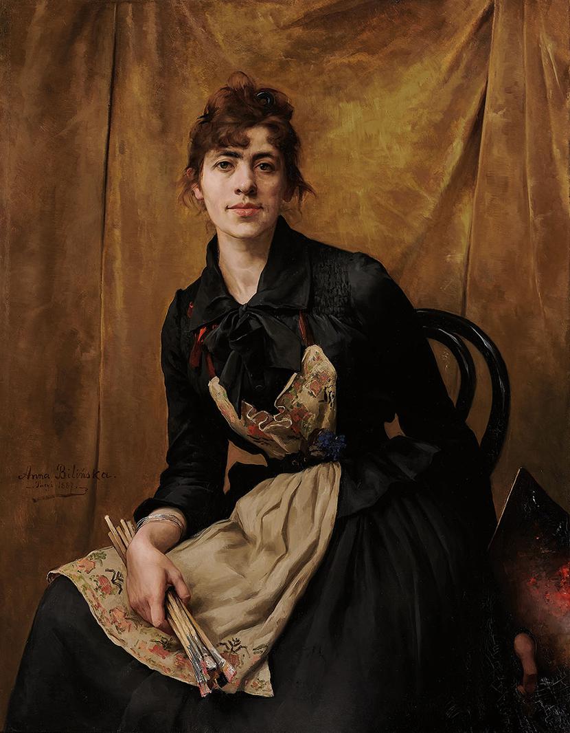 Anna Bilińska, portret własny, Muzeum Narodowe w Krakowie Anna Bilińska, portret własny, Muzeum Narodowe w Krakowie