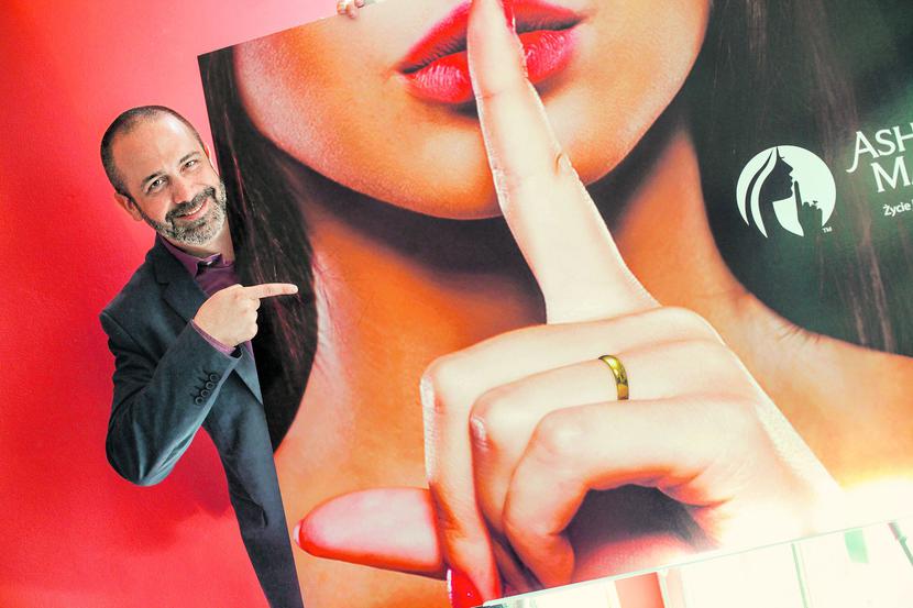 UKRYTE SZCZĘŚCIE: Christoph Kraemer z AshleyMadison.com przekonuje, że jego serwis niesie do Polski odpłatne, ale jednak szczęście. Występuje ono w postaci pozamałżeńskich romansów, trudnych do wykrycia przez partnerów. [FOT. WM]
