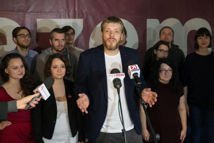 Adrian Zandberg, fot. Krystian Maj/FORUM