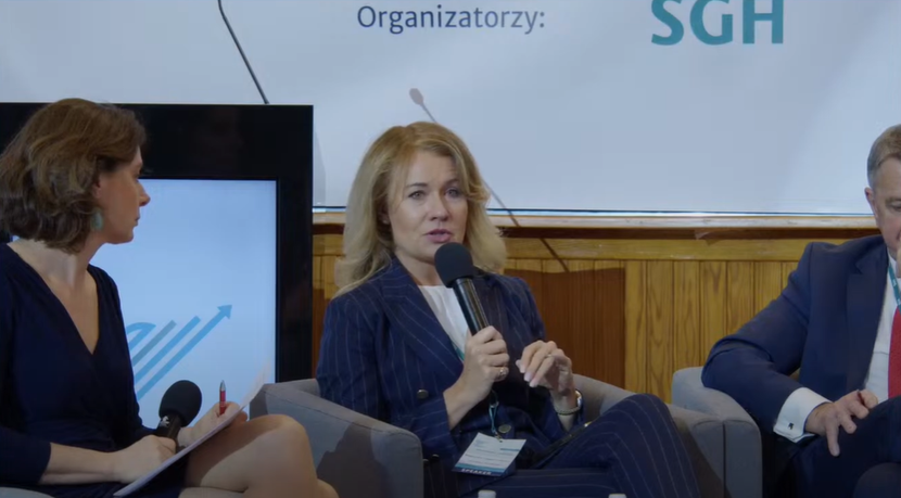 Dr Małgorzata Gałązka-Sobotka podczas II Kongresu „Gospodarka i zdrowie”, 5 marca 2024 r. Dr Małgorzata Gałązka-Sobotka podczas II Kongresu „Gospodarka i zdrowie”, 5 marca 2024 r.