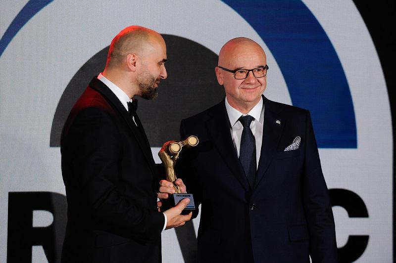 Dr inż. Andreas Glenz, prezes zarządu PREVAC Sp. z o.o. odbierający tytuł Strateg Zarządzania 2022. [FOT. ROBERT PILSZAK, „EUROPERSPEKTYWY”]