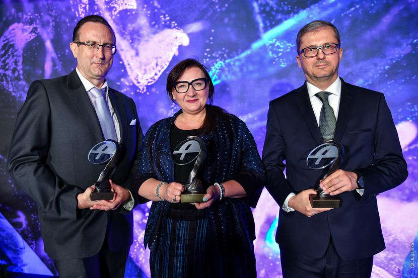 Na zdj. od lewej: dr hab. Robert Ostrowski, prof. Joanna Narbutt i dr hab. Paweł Gawliński.