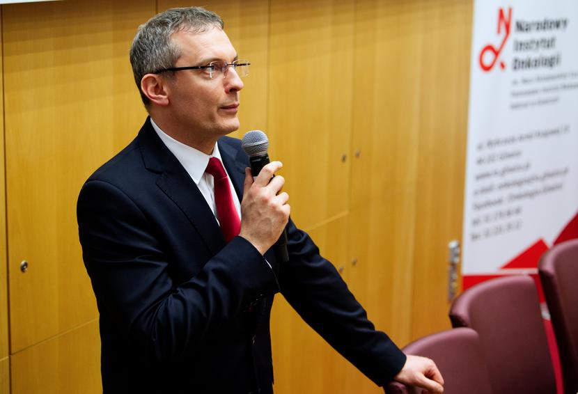 Na zdj. dr hab. n. med. Sławomir Blamek, prof. NIO-PIB