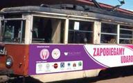 O udarze w bydgoskim tramwaju