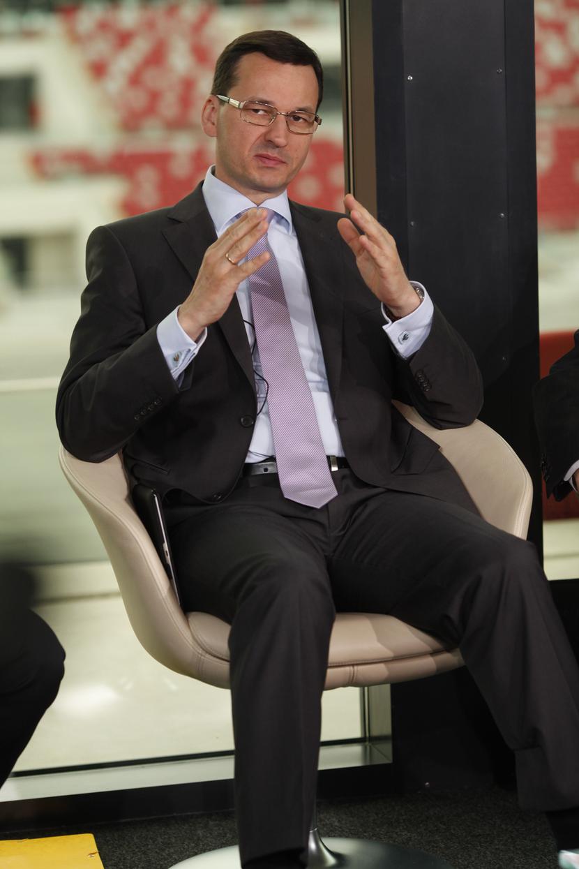 WAŻNE I WAŻNIEJSZE: BZ WBK, którym kieruje Mateusz Morawiecki, prowadzi dwa strategiczne
 projekty: fuzja z Kredyt Bankiem i… rozwój bankowości mobilnej. [FOT. WM]