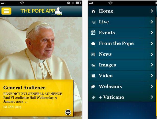 Aplikacja papieża Benedykta XVI fot. itunes.apple.com