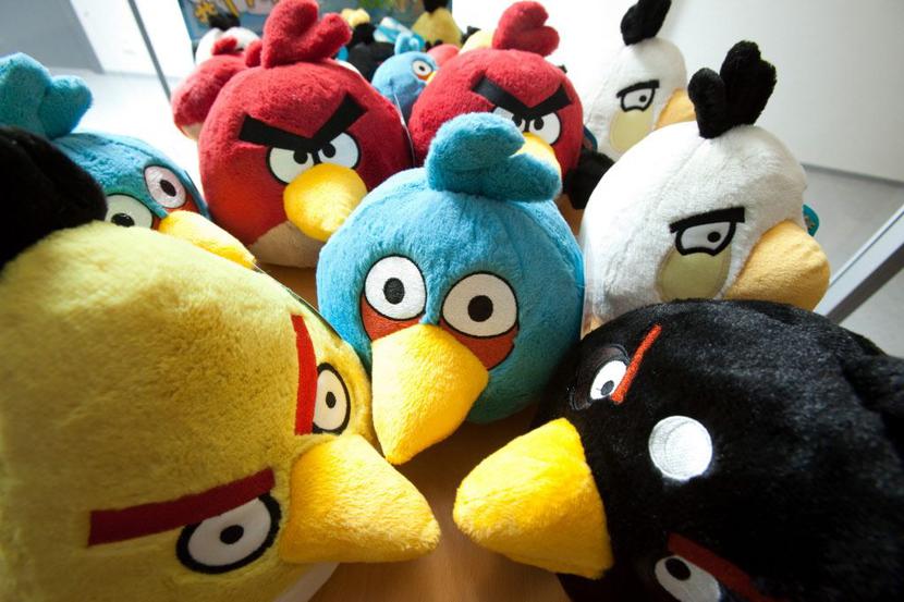 Zabawki inspirowane grą Angry Birds