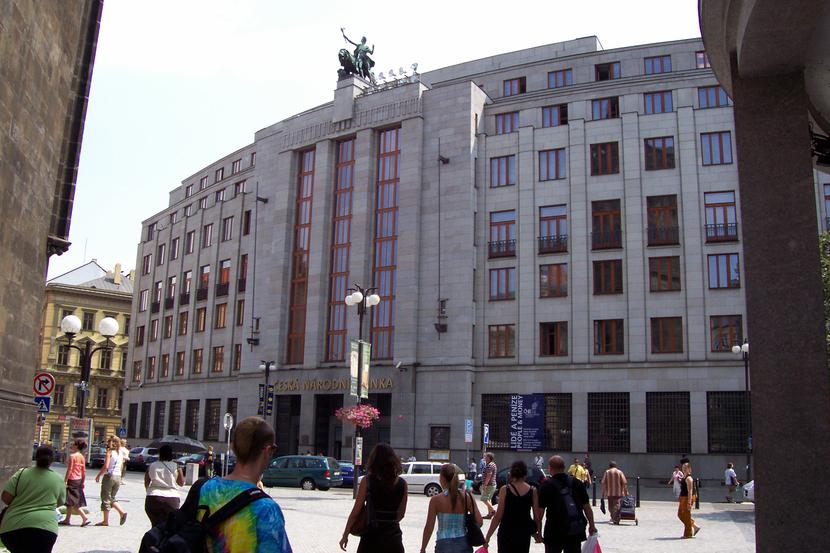 Siedziba Czeskiego Banku Narodowego w Pradze