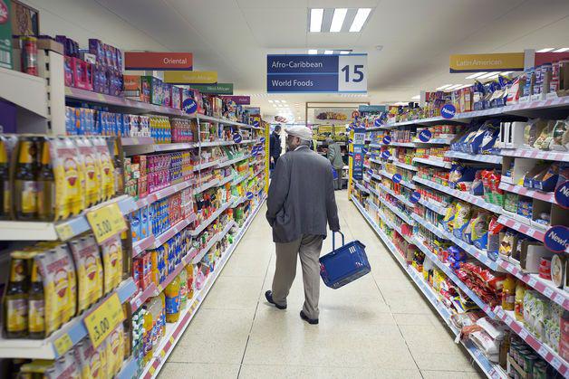 Jeden z brytyjskich sklepów Tesco