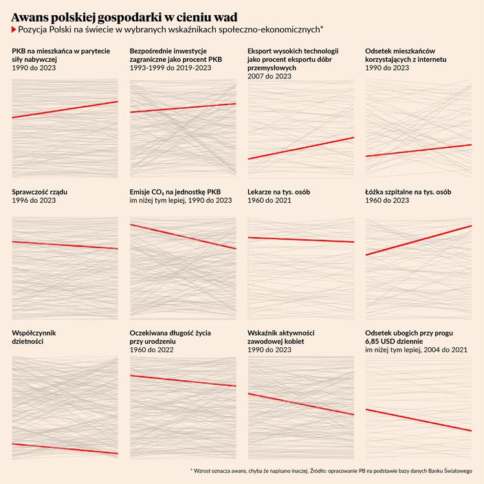 Polska gospodarka — sukces z rysą