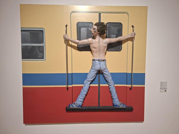 Wiecznie na marginesie. Obraz Pablo Suareza "Exclusión" jest jedną z bardziej znanych prac w galerii MALBA w Buenos Aires. Wyraża niepewność końca lat 90., kiedy liberalne reformy Carlosa Menema kończyły się kolejnym kryzysem.