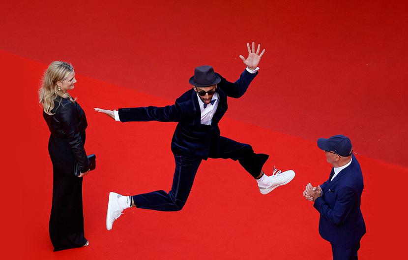 24 maja 2022 r., Cannes, Francja. 75. Festiwal Filmowy w Cannes – czerwony dywan przed premierą filmu „Niewinne” (org. „L’Innocent”).