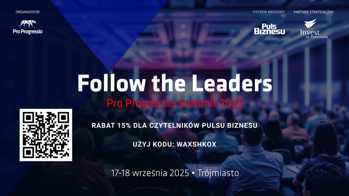 Puls Biznesu jest Patronem Mediowym wydarzenia Follow the Leaders.