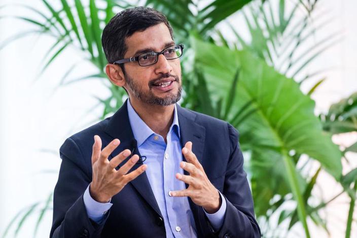 Sundar Pichai, fot. Geert Vanden Wijngaert/Bloomberg Sundar Pichai, fot. Geert Vanden Wijngaert/Bloomberg