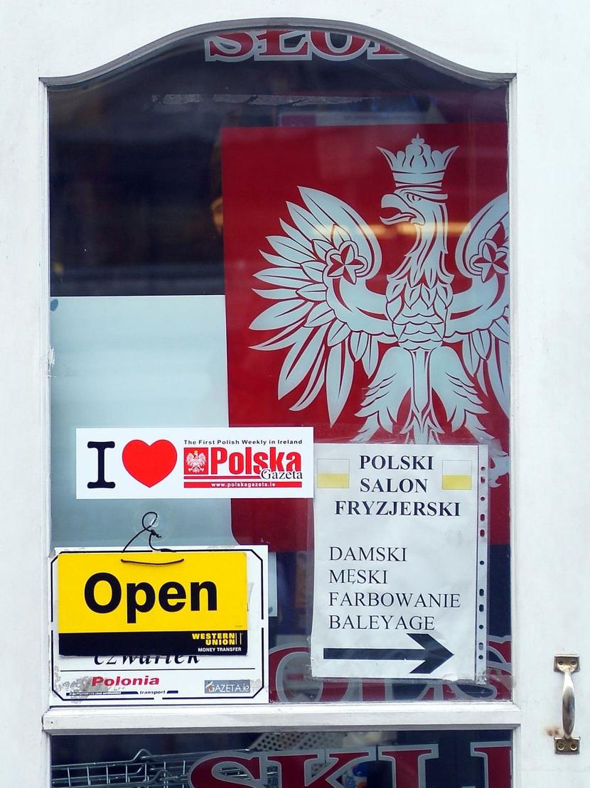 Polskie akcenty w Dublinie.