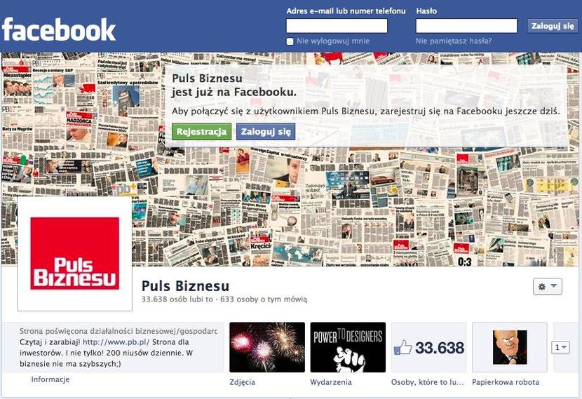 Na portalu społecznościowym Facebook mamy już ponad 33 tys. fanów. Dziękujemy, że jesteście z nami! (źródło: facebook.com)