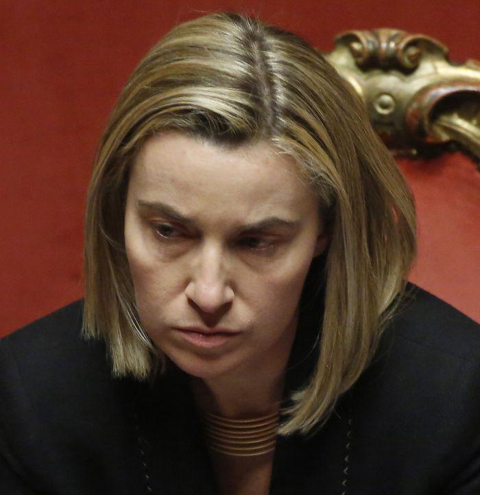 Federica Mogherini, fot. Bloomberg 