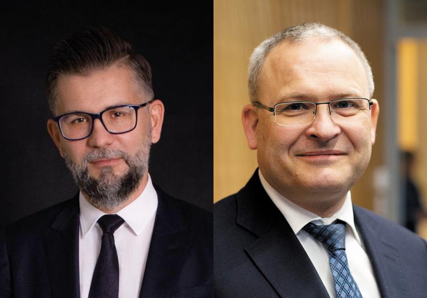 Od lewej: prof dr hab. n. med. Maciej Banach i Maciej Miłkowski Od lewej: prof dr hab. n. med. Maciej Banach i Maciej Miłkowski