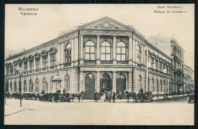 Siedziba Banku (ul. Czackiego/ul.Traugutta) w Warszawie, ok 1906-1912 r.