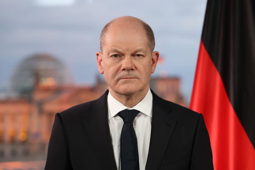 Olaf Scholz,  fot. Bloomberg
