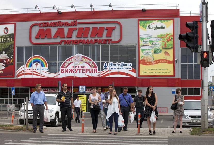 Sklep sieci Magnit w Krasnodarsku (fot. Bloomberg)
