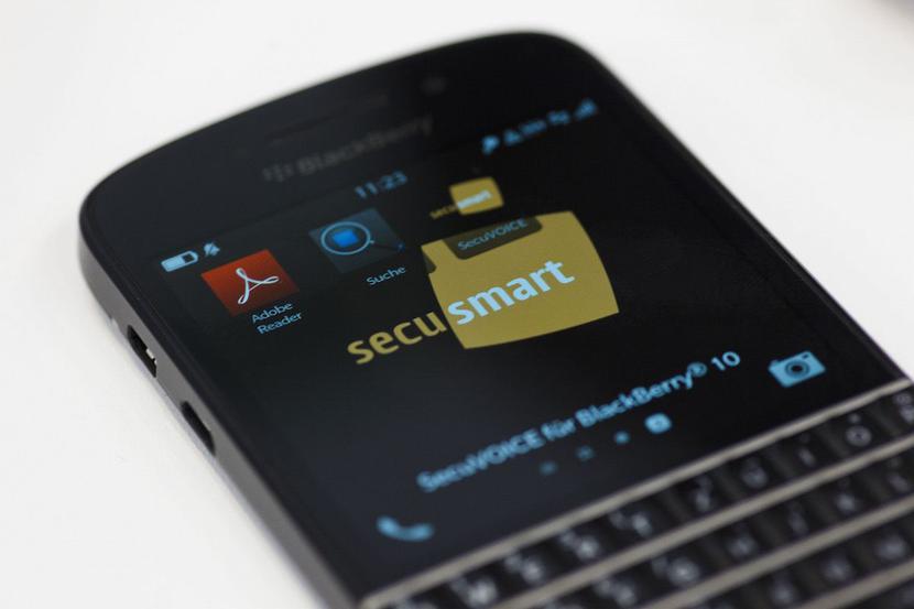 Smartfon BlackBerry z systemem Secusmart