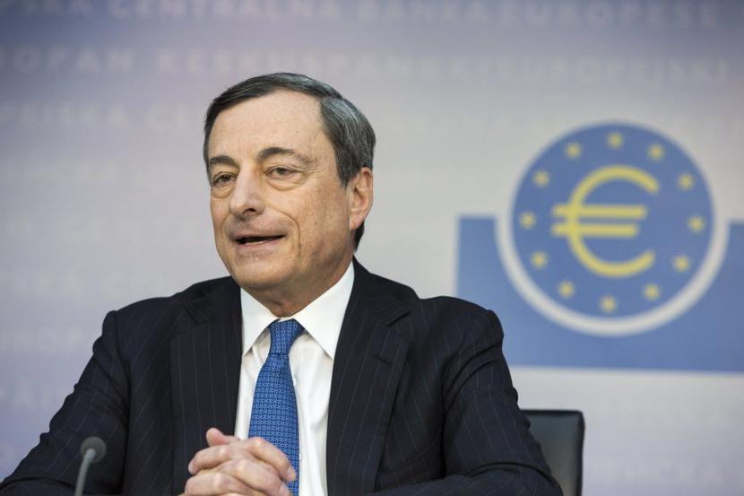 Mario Draghi, prezes Europejskiego Banku Centralnego  /  fot. Bloomberg