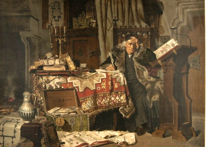 Jan Długosz, reprodukcja obrazu Antoniego Gramatyki