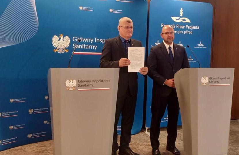 GIS i Rzecznik Praw Pacjenta podpisali porozumienie dot. poprawy bezpieczeństwa pacjentów GIS i Rzecznik Praw Pacjenta podpisali porozumienie dot. poprawy bezpieczeństwa pacjentów