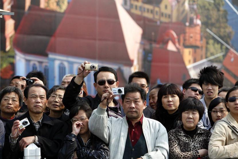 Expo w Szanghaju, fot. Bloomberg