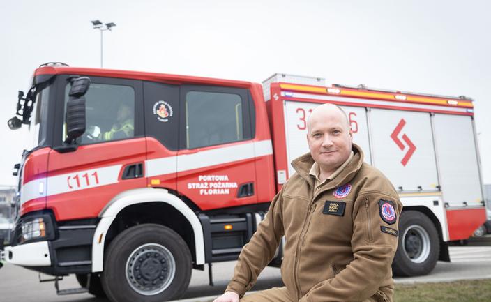 Strażacy akwenów morskich na fali