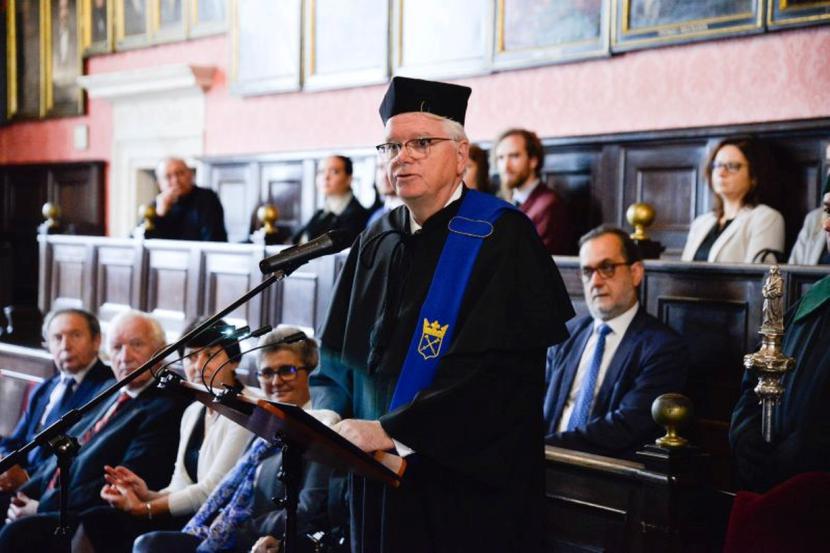 Prof. Anders Bergenfelz (na zdjęciu) otrzymał tytuł doktora honoris causa Uniwersytetu Jagiellońskiego w Krakowie. 