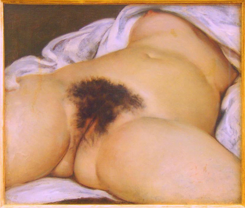 Gustave Courbet, „Początek świata”, Musée d’Orsay w Paryżu