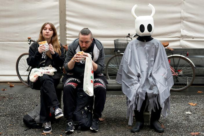 Lucca Comics & Games 2025, jedno z największych europejskich konwentów popkultury, podczas którego gwiazdy i twórcy „Stranger Things” prezentują piąty sezon serialu. Lukka, Włochy, 31 października 2025 r.